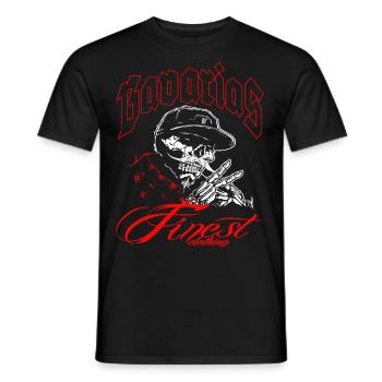 Chicano Style - Männer T-Shirt - Schwarz - Vorne - AI Model Male 178 light (178cm)