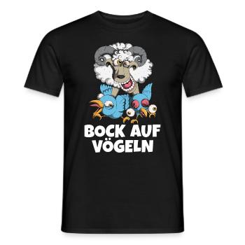 Zweideutig Ziegenbock Bock auf Vögeln Sex - Männer T-Shirt - Schwarz - Vorne - AI Model Male 178 light (178cm)