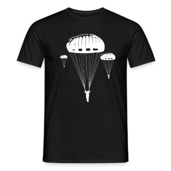 Fallschirmjäger Airborne Division - Männer T-Shirt - Schwarz - Vorne - AI Model Male 178 light (178cm)