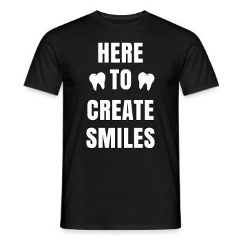 Dentiste Dentifrice Brosse à dents Kiefer Doc Dentiste - T-shirt homme - noir - Devant - AI Model Male 178 light (178cm)