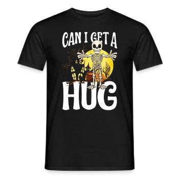 Can I Get A Hug für einen Halloween Liebhaber - Männer T-Shirt - Schwarz - Vorne - AI Model Male 178 light (178cm)
