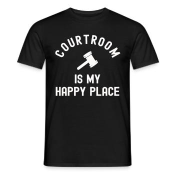 Anwalt Geschenk Gericht Jura Jurist Richter Justiz - Männer T-Shirt - Schwarz - Vorne - AI Model Male 178 light (178cm)