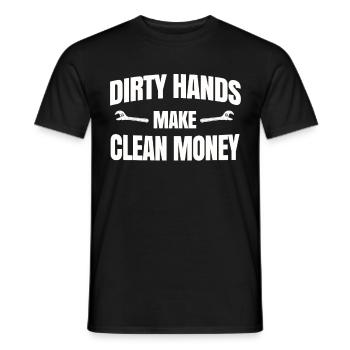 Plumber Gift Profession Craftsman Installer - Men's T-Shirt - black - Front - AI Model Male 178 light (178cm)