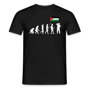 Palestine Gift Free Palestine Gaza Strip - Men's T-Shirt - black - Front - AI Model Male 178 light (178cm)