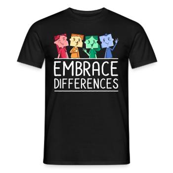 Autisme Cadeau Autiste Asperger TDAH Autisme - T-shirt homme - noir - Devant - AI Model Male 178 light (178cm)