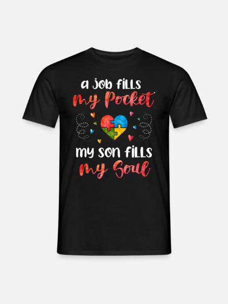 Autism - Men's T-Shirt - black