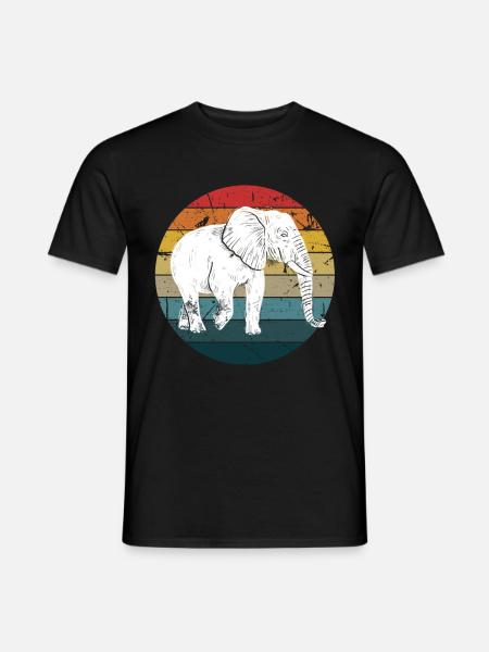 Elephant - Men's T-Shirt - black