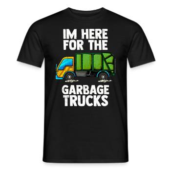Dustman - Men's T-Shirt - black - Front - AI Model Male 178 light (178cm)