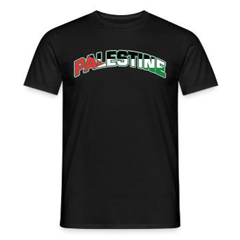 Palestine Cadeau Gratuit Palestine Bande de Gaza - T-shirt homme - noir - Devant - AI Model Male 178 light (178cm)