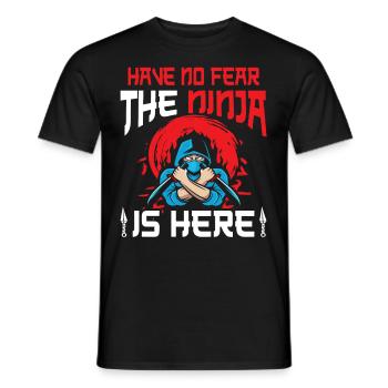 Ninja - Men's T-Shirt - black - Front - AI Model Male 178 light (178cm)