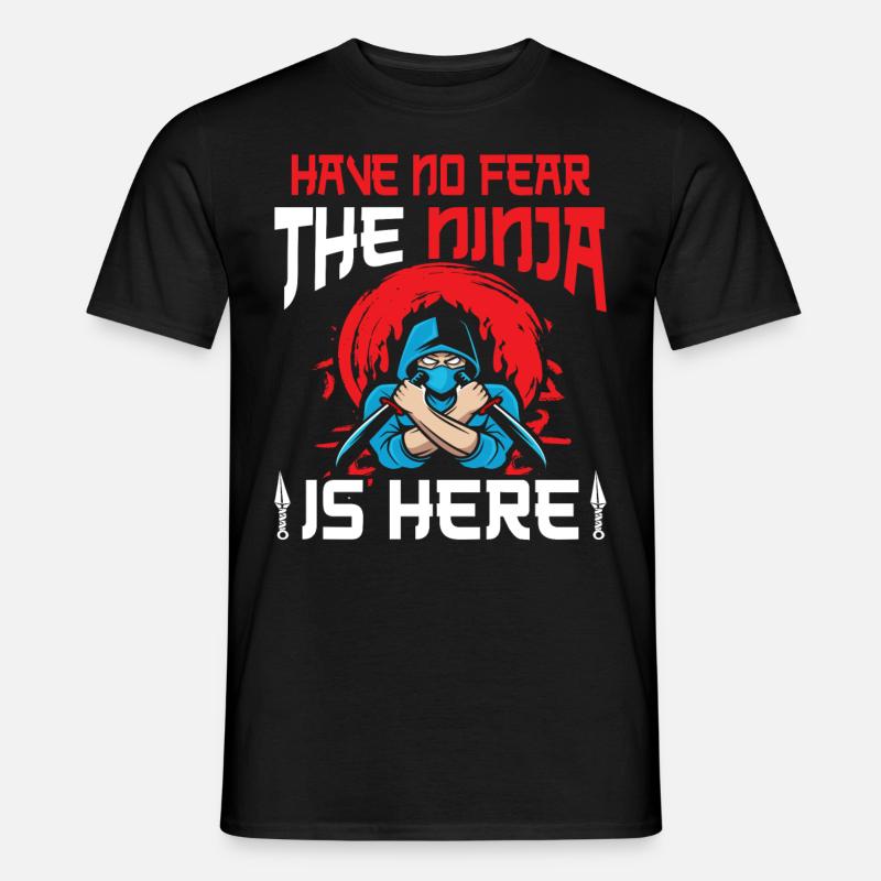 Ninja - Männer T-Shirt - Schwarz