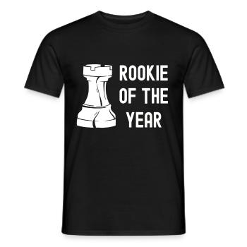 Chess Tshirt Chessboard Checkmate Chess Game - Men's T-Shirt - black - Front - AI Model Male 178 light (178cm)