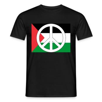 Palestine Tshirt Hommes Enfants Femmes Palestine - T-shirt homme - noir - Devant - AI Model Male 178 light (178cm)