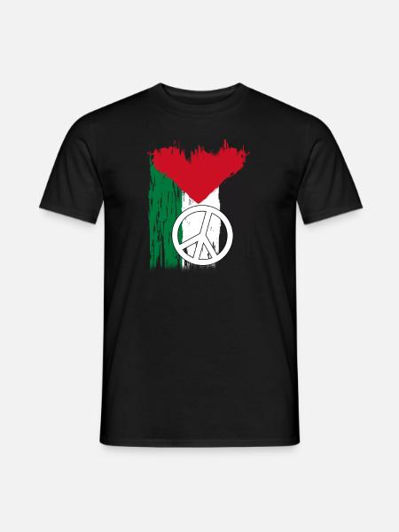 Palästina - Männer T-Shirt - Schwarz