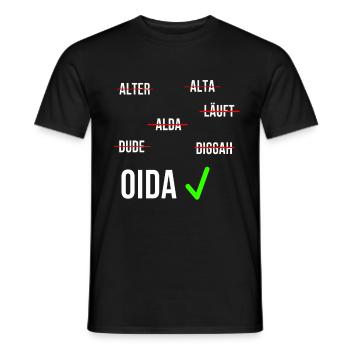 Österreich Flagge Wien Tirol Steiermark Austria - Männer T-Shirt - Schwarz - Vorne - AI Model Male 178 light (178cm)