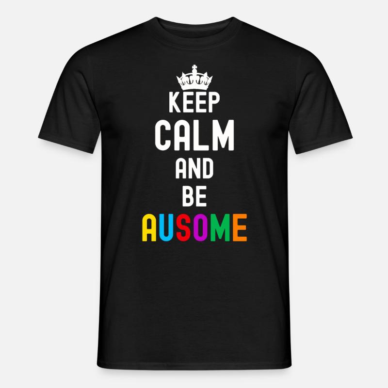 Autismus - Männer T-Shirt - Schwarz