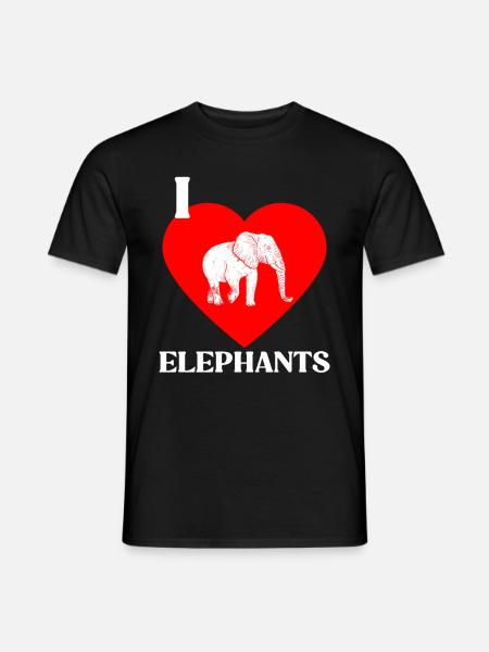 Elephant - Men's T-Shirt - black