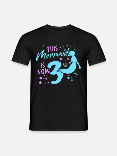 Mermaid Tshirt - Men's T-Shirt - black