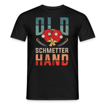 Tennis de table Tennis de table Tennis De table Cadeau Ping Pong - T-shirt homme - noir - Devant - AI Model Male 178 light (178cm)