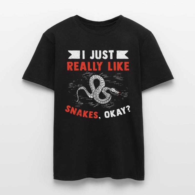 Snake Gift Animal Reptile Cobra Python Boa Men’s T-shirt