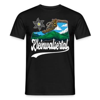 Kleinwalsertal Walsertal Österreich Allgäu Alpen - Männer T-Shirt - Schwarz - Vorne - AI Model Male 178 light (178cm)