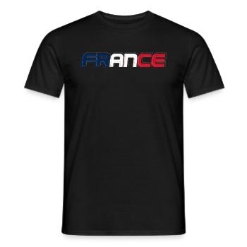 France Gift Paris French French Monaco - Men's T-Shirt - black - Front - AI Model Male 178 light (178cm)