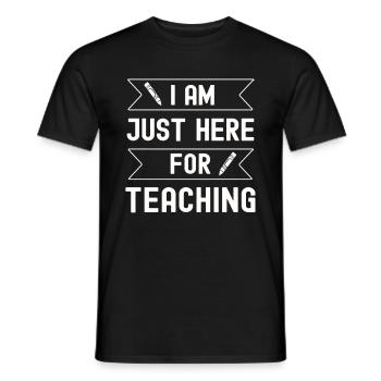 Teacher School Teacher Gift Class Primary School - Men's T-Shirt - black - Front - AI Model Male 178 light (178cm)