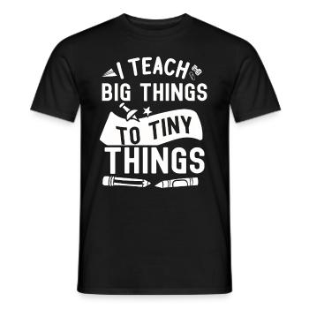 Teacher - Men's T-Shirt - black - Front - AI Model Male 178 light (178cm)
