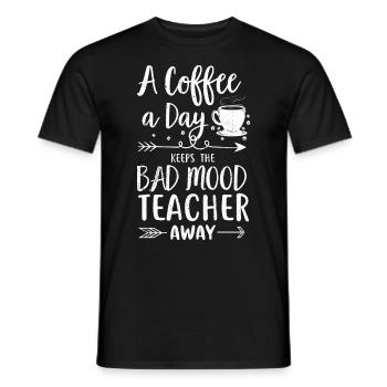Teacher Tshirt 2nd grade Teacher Training Teacher School - Men's T-Shirt - black - Front - AI Model Male 178 light (178cm)