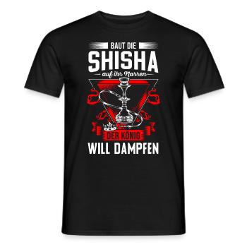 Shisha Gift for Hookah Hookah Hookah Bar Pipe - Men's T-Shirt - black - Front - AI Model Male 178 light (178cm)