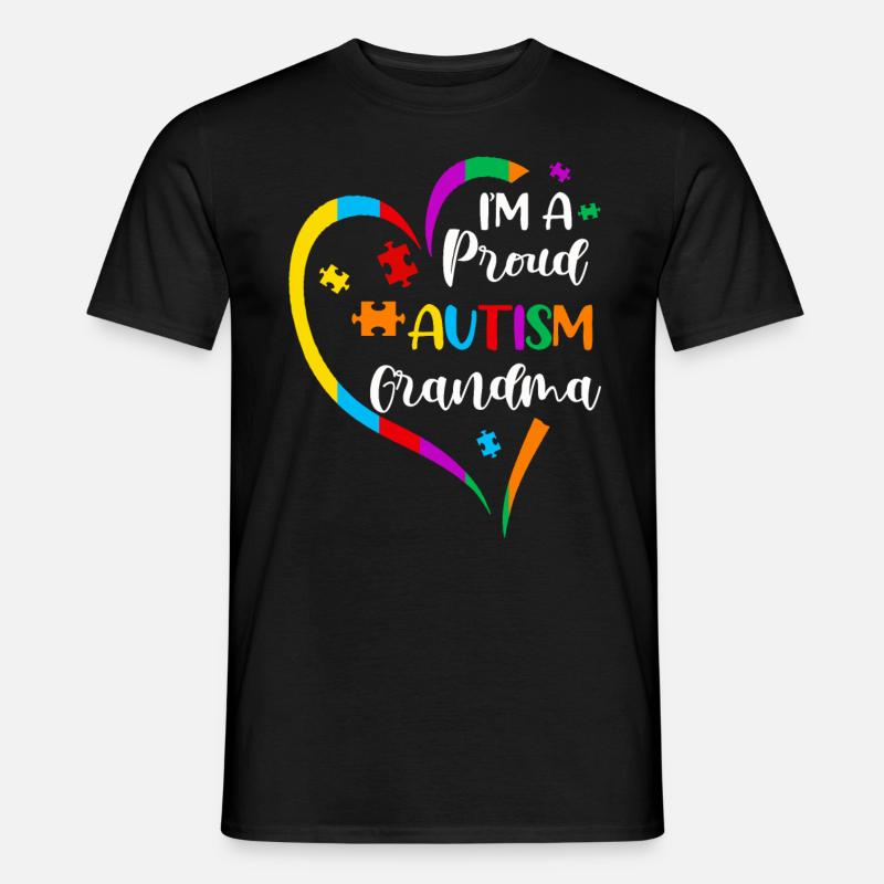 Autismus - Männer T-Shirt - Schwarz