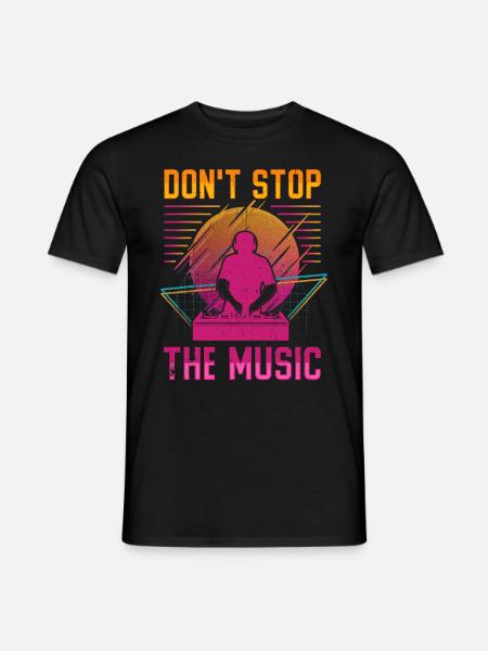 DISC JOCKEY - Men's T-Shirt - black