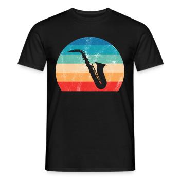 Jazz Tshirt - T-shirt homme - noir - Devant - AI Model Male 178 light (178cm)