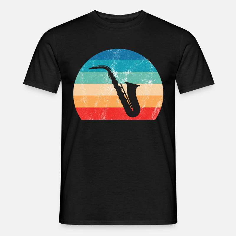 Jazz Tshirt - Männer T-Shirt - Schwarz