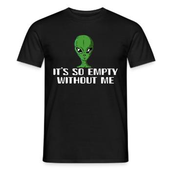 Alien Gift Extraterrestrial Ufo Area 51 Sci-fi - Men's T-Shirt - black - Front - AI Model Male 178 light (178cm)