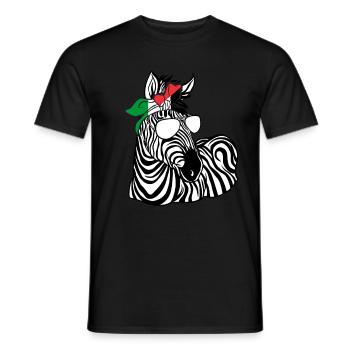 Palestine Gift Free Palestine Gaza Strip - Men's T-Shirt - black - Front - AI Model Male 178 light (178cm)