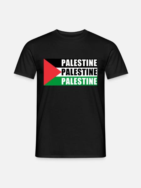 Palestine Cadeau Gratuit Palestine Bande de Gaza - T-shirt homme - noir