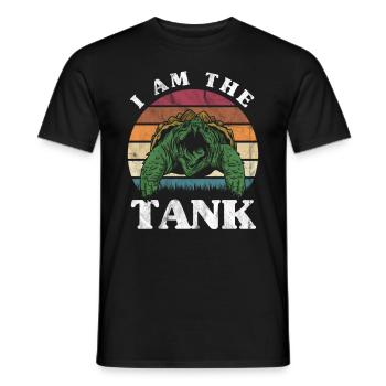 Turtle Gift Kids Reptiles Sea Beach - Men's T-Shirt - black - Front - AI Model Male 178 light (178cm)