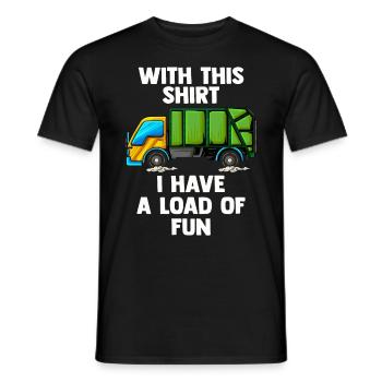 Müllmann Tshirt - Men's T-Shirt - black - Front - AI Model Male 178 light (178cm)