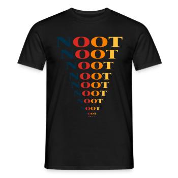 Noot Noot moth.... - Männer T-Shirt - Schwarz - Vorne - AI Model Male 178 light (178cm)