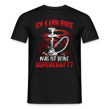 Shisha - Männer T-Shirt - Schwarz - Vorne - AI Model Male 178 light (178cm)