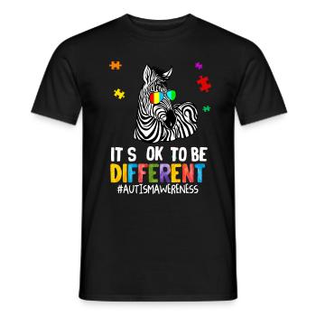 Autisme Cadeau Autiste Asperger TDAH Autisme - T-shirt homme - noir - Devant - AI Model Male 178 light (178cm)
