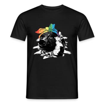 Tshirt autistique Autimus Cadeau Asperger Enfants - T-shirt homme - noir - Devant - AI Model Male 178 light (178cm)