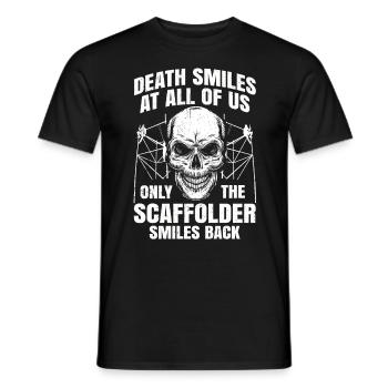 Scaffolding Builder Gift Work Occupation Construction Worker Job - Men's T-Shirt - black - Front - AI Model Male 178 light (178cm)