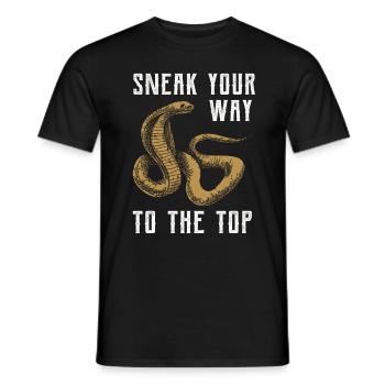 Tshirt Serpent - T-shirt homme - noir - Devant - AI Model Male 178 light (178cm)
