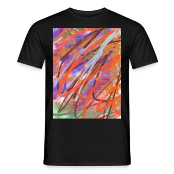 Art . - T-shirt homme - noir - Devant - AI Model Male 178 light (178cm)