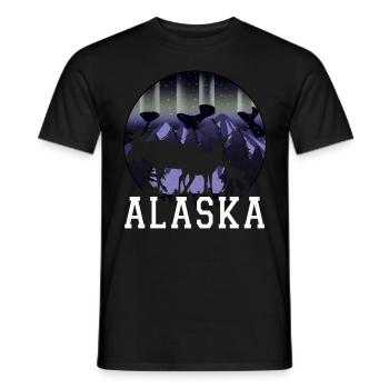 Alaska - T-shirt homme - noir - Devant - AI Model Male 178 light (178cm)