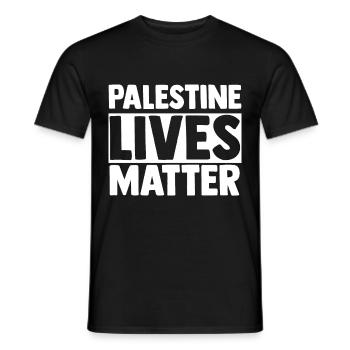 Palestine Gift Free Palestine Gaza Strip - Men's T-Shirt - black - Front - AI Model Male 178 light (178cm)