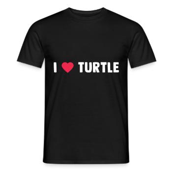 Tortue Détendue Chill Mer Océan Plage - T-shirt homme - noir - Devant - AI Model Male 178 light (178cm)