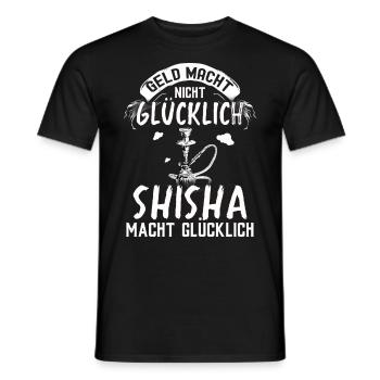 Shisha Geschenk für Wasserpfeife Shishabar Pfeife - Männer T-Shirt - Schwarz - Vorne - AI Model Male 178 light (178cm)